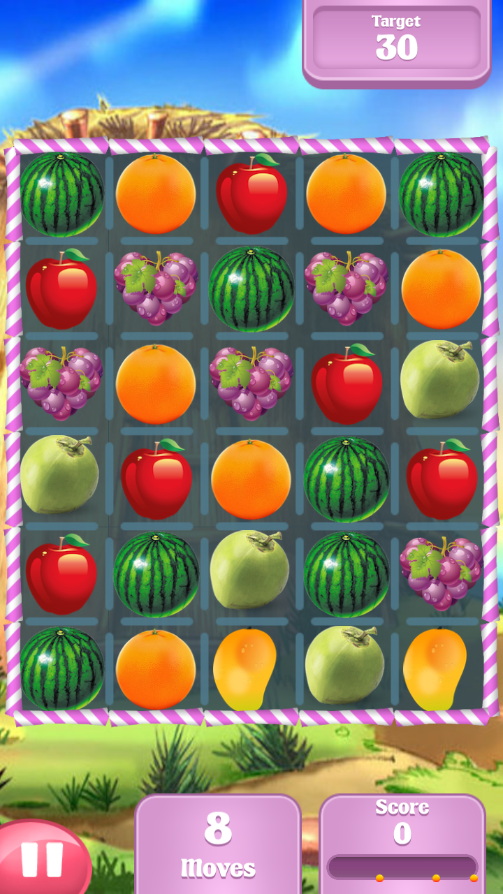 Скриншот игры Fruit Crunch