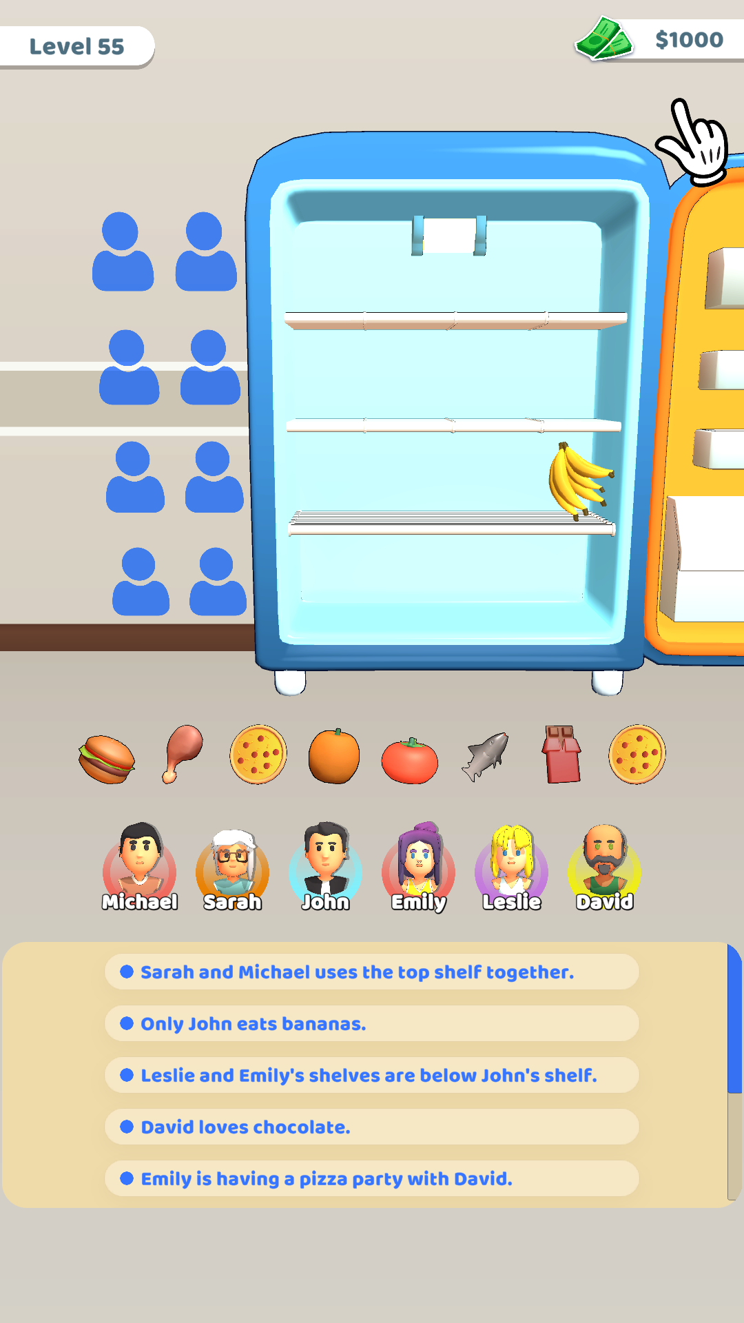 Скриншот игры Fridge Sort