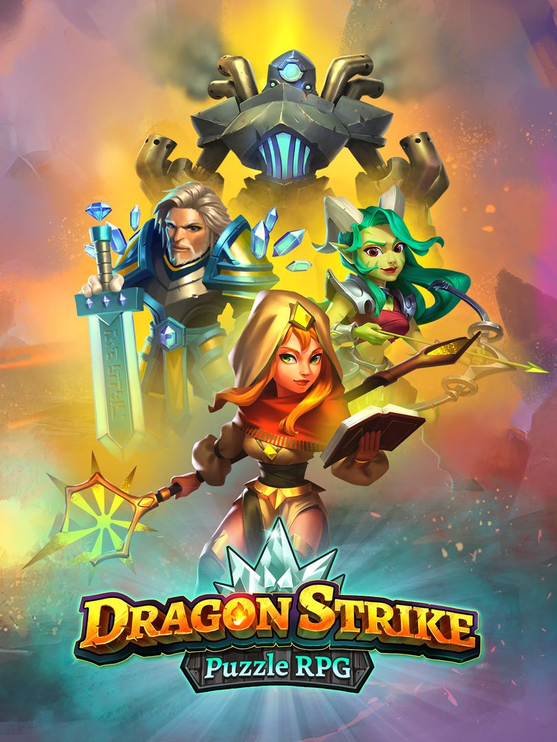 Dragon Strike: Puzzle RPG ภาพหน้าจอเกม