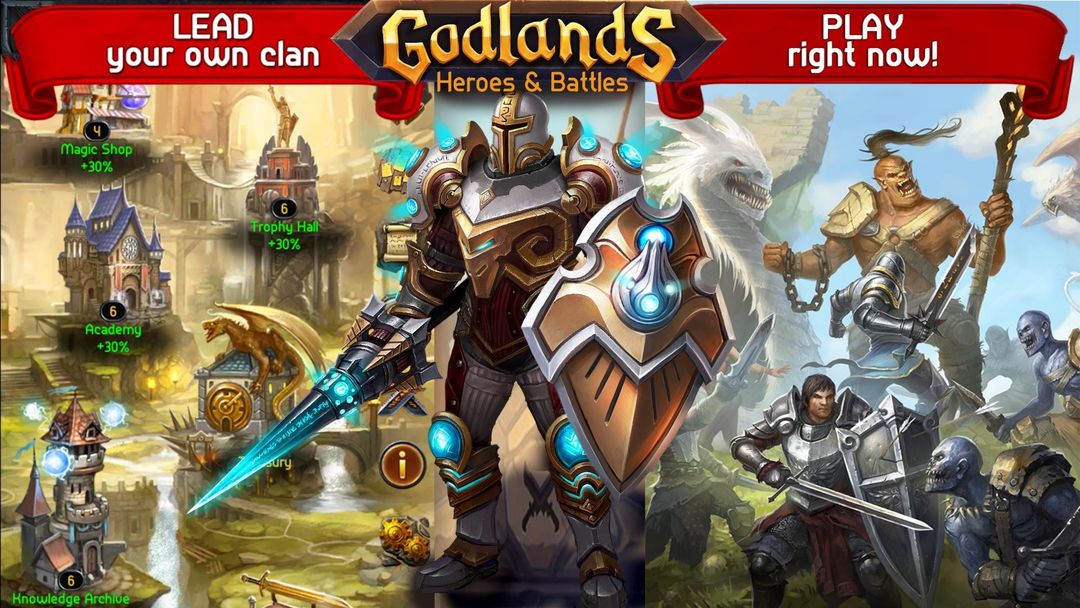 Godlands RPG - Fight for Thron ภาพหน้าจอเกม