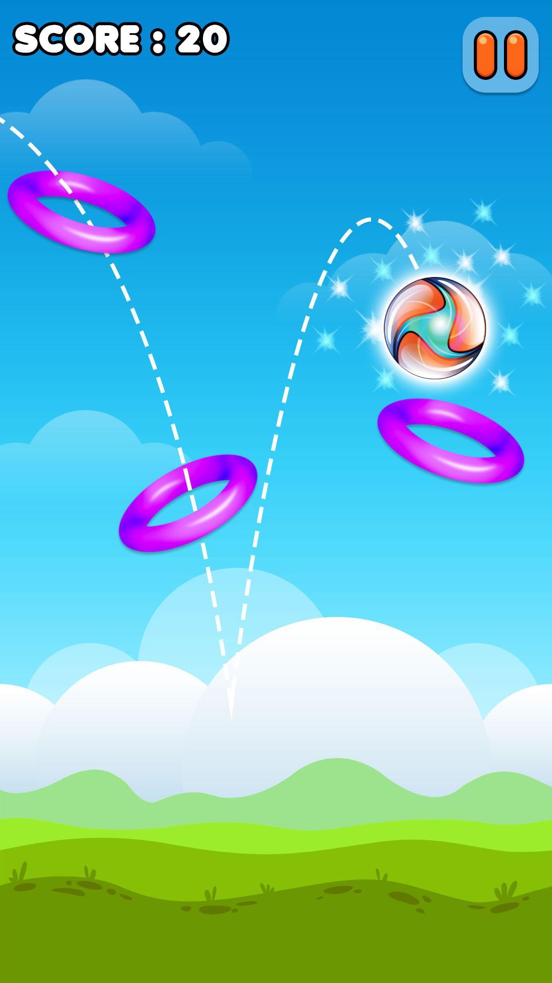 Flappy Ball Jump Game Screenshot
