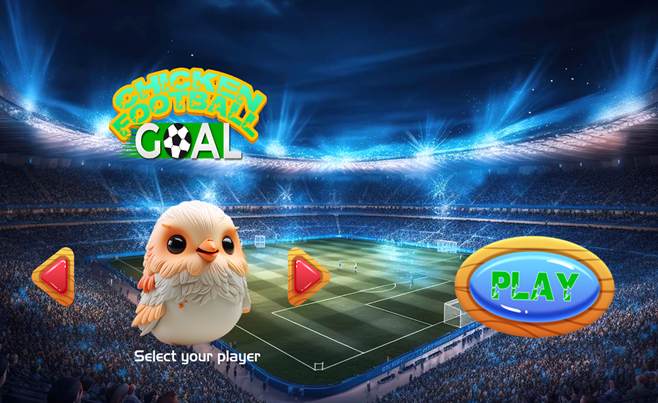 Captura de Tela do Jogo Chicken Football Game