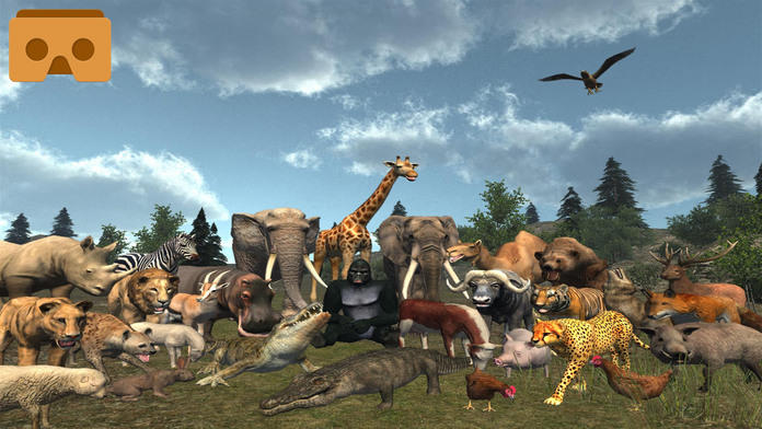 Скриншот игры VR Zoo Park 3D