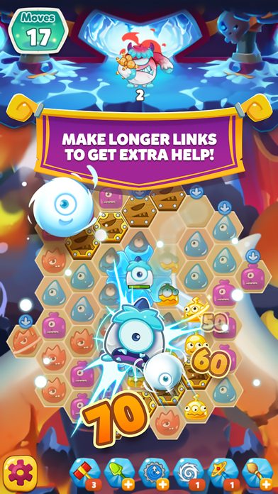 Monster Busters: Ice Slide Game Screenshot