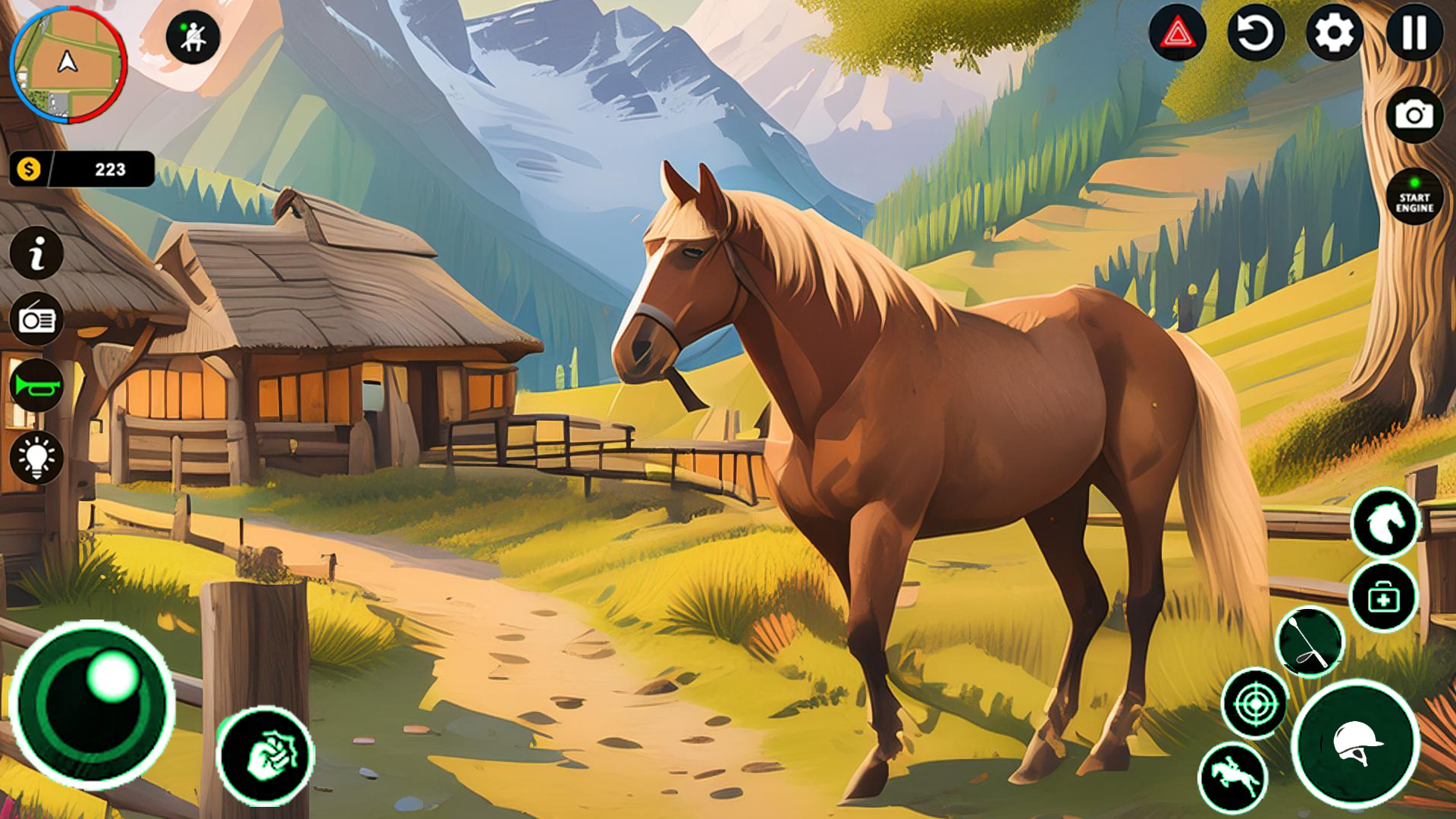 Equestrian Wild Horse Riding Game Screenshot