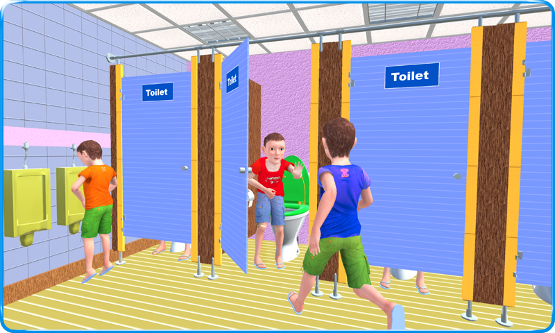 Скриншот игры Kids Toilet Emergency Pro 3D