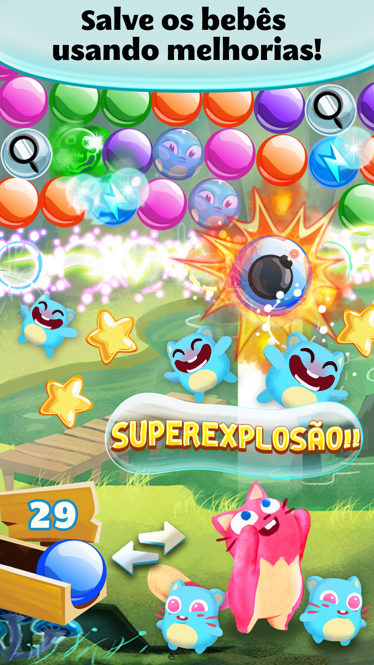 Captura de Tela do Jogo Bubble Mania: Halloween