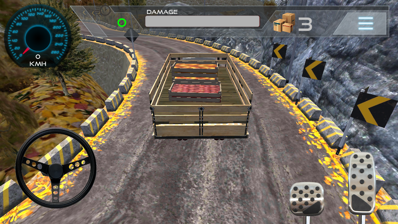 Cuplikan Layar Game Truck Driver Simulator Plus