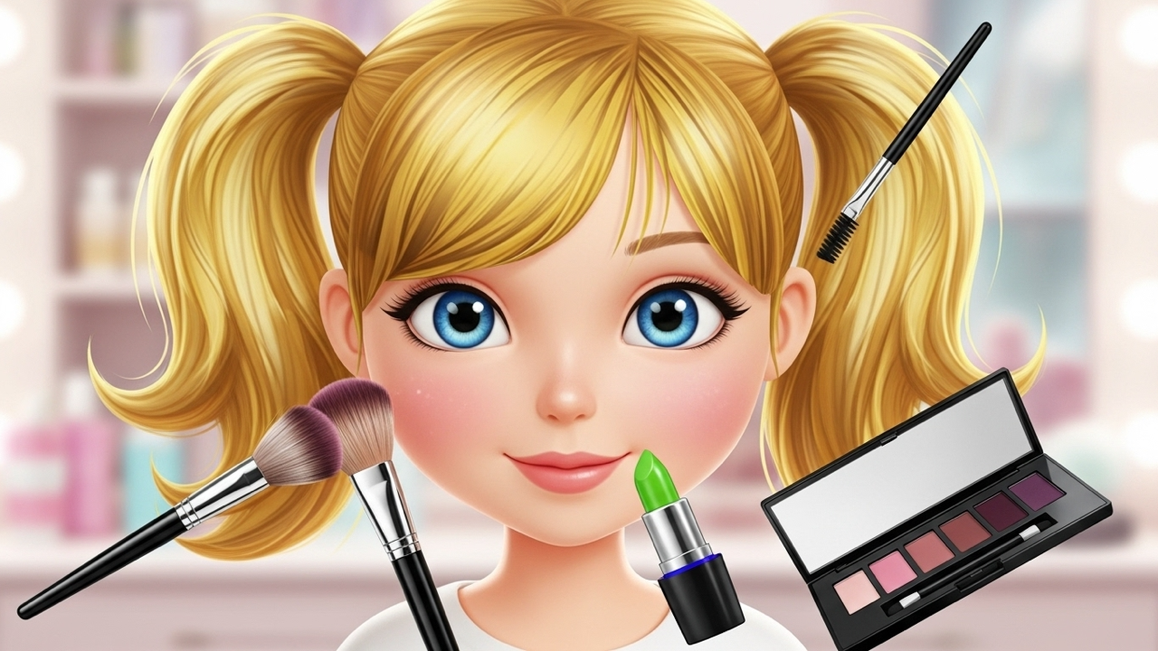 Cuplikan Layar Game Cute Doll Dress Up Girls Game