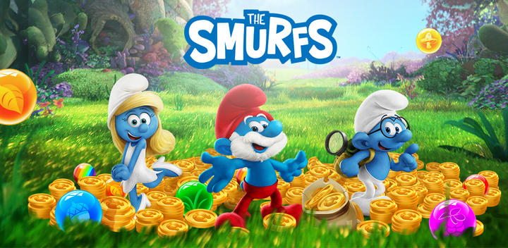 Banner of Smurfs Bubble Shooter Story 3.08.010001
