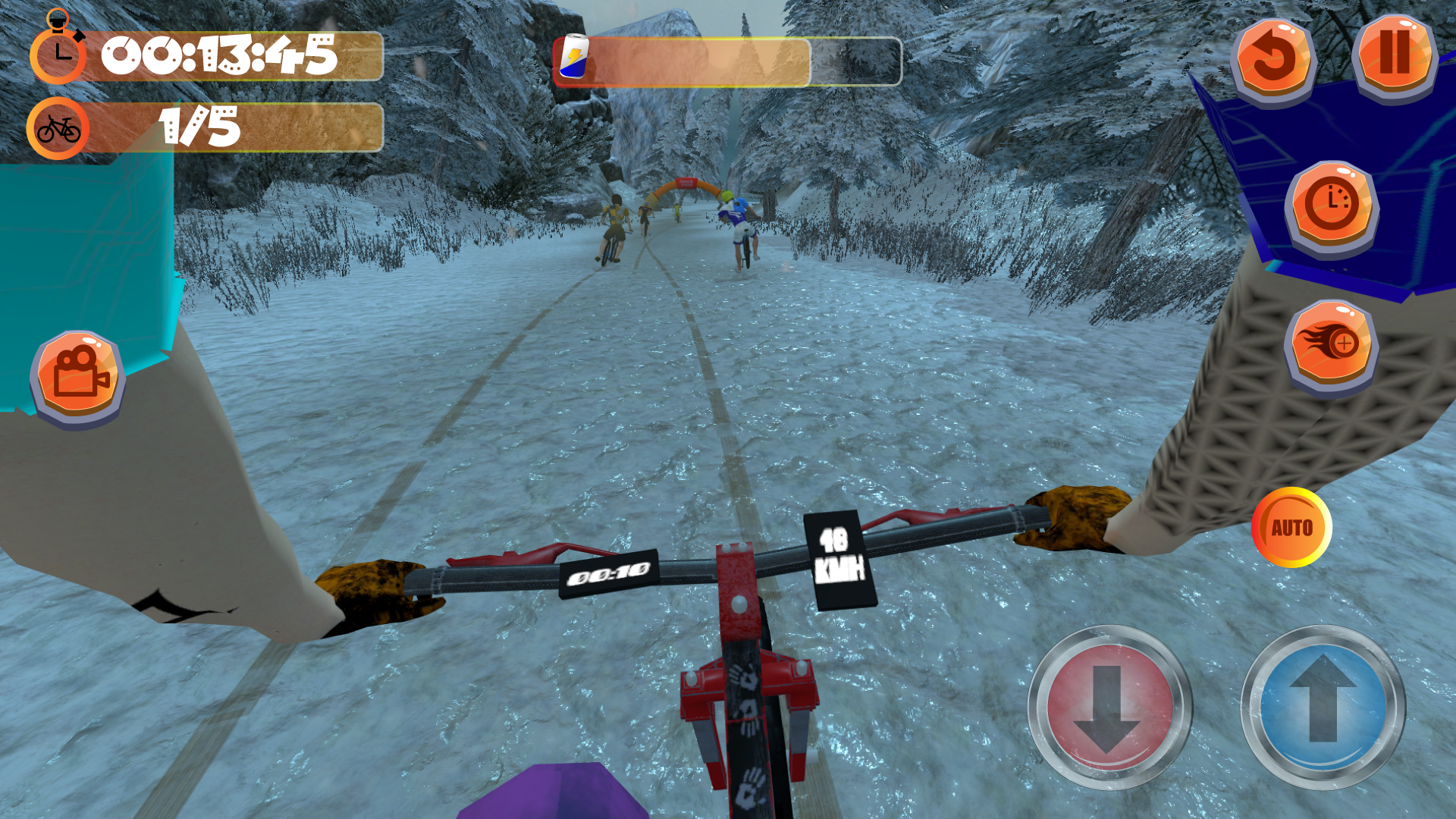 Screenshot 1 of MTB Downhill 2 អ្នកលេងច្រើន។ 