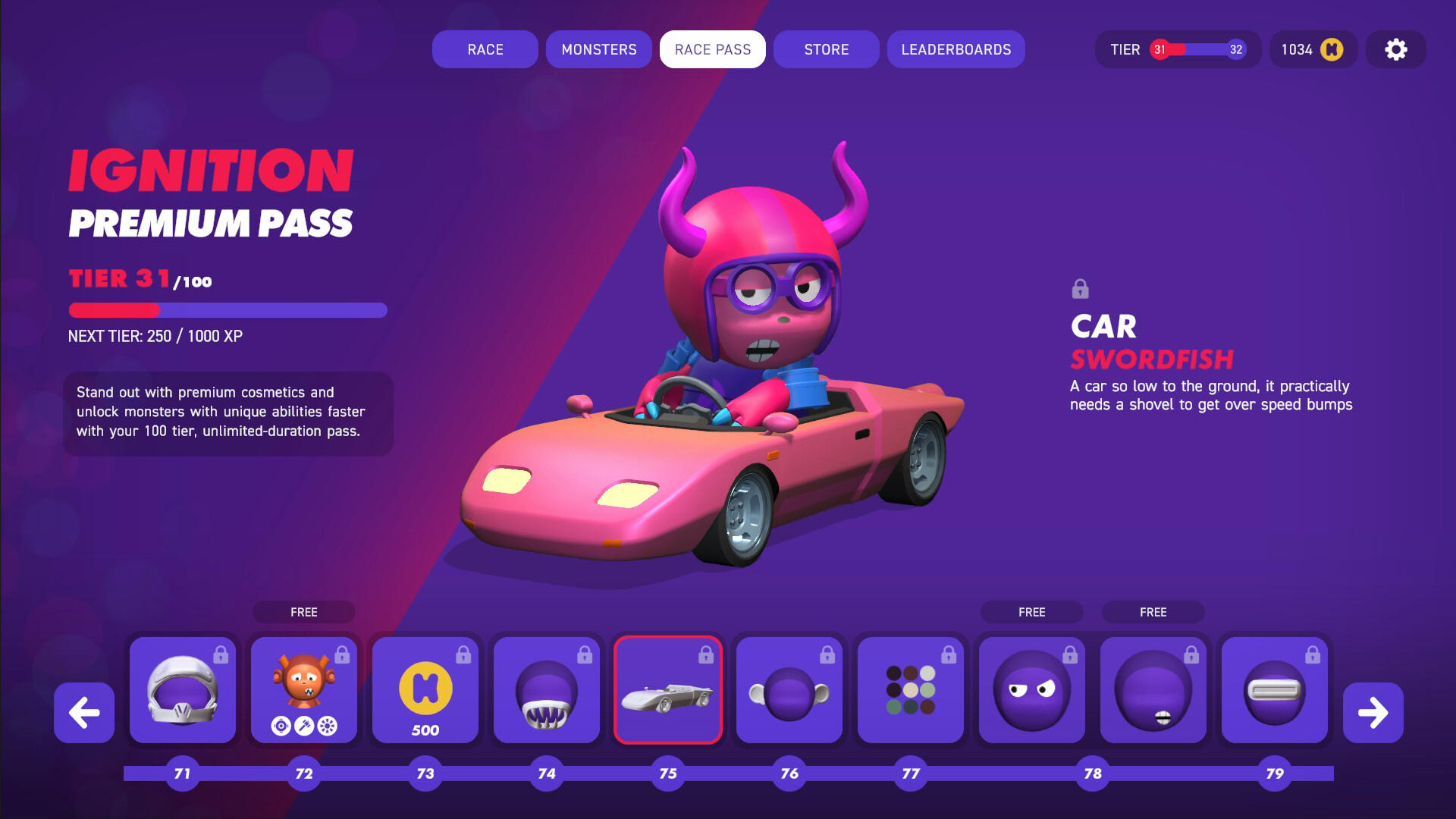 Monster Racing League 遊戲截圖