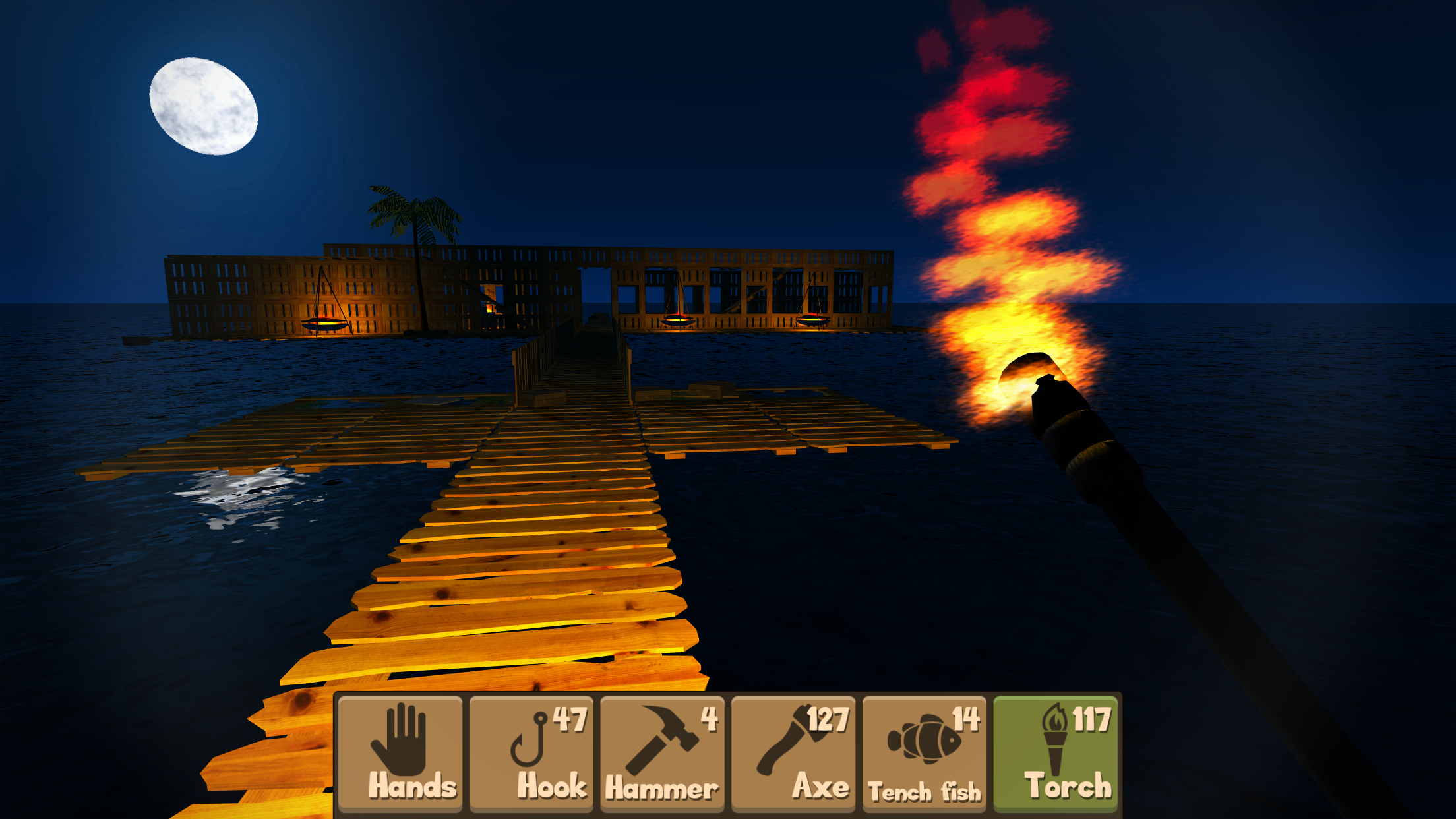 Raft Survival Simulator Game Screenshot