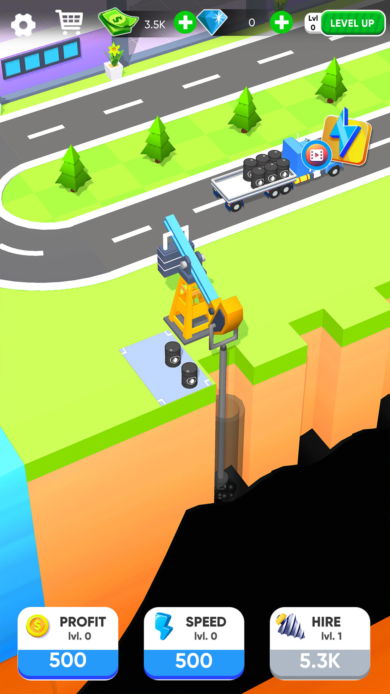 Screenshot 1 of Mineração de Petróleo 3D - Fábrica de Petróleo 1.9.4