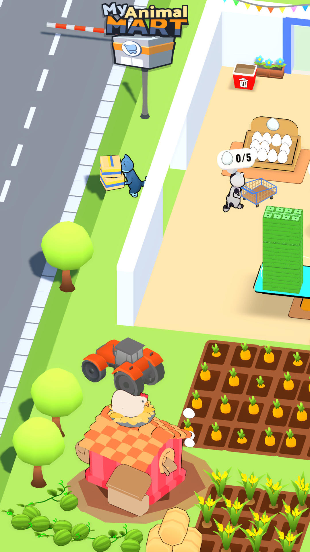Cuplikan Layar Game Animal Mart: Tycoon Games