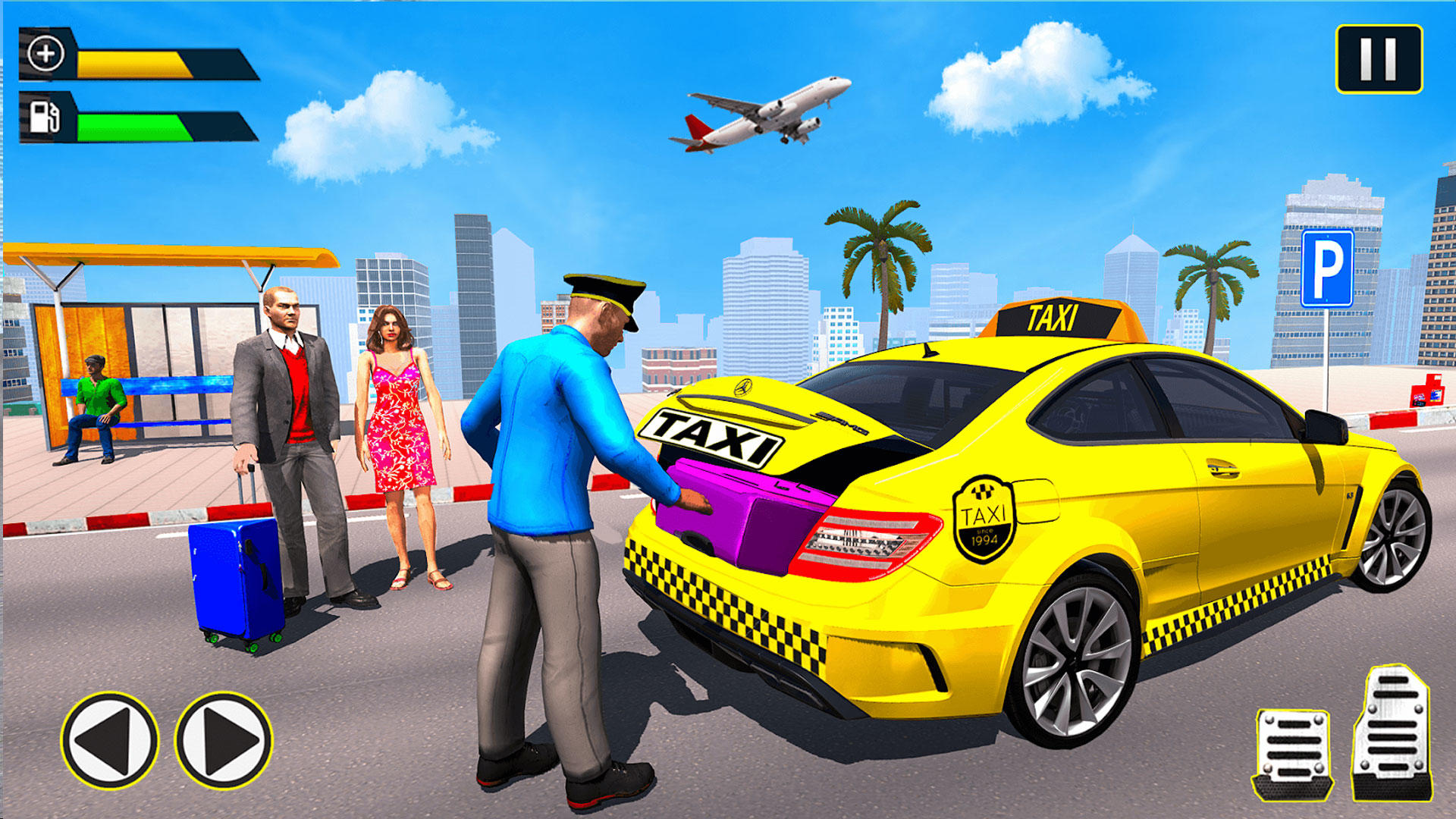Screenshot 1 of Simulator Teksi : Permainan Teksi 3D 1.3.7