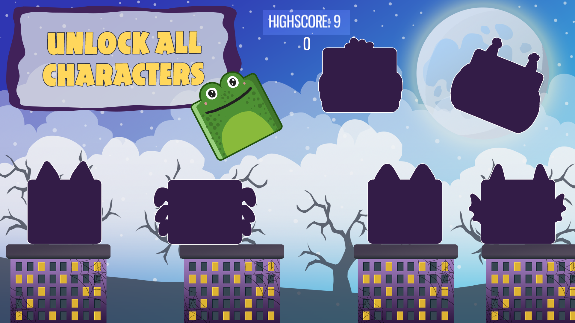 Halloween Spooky Jumpy Monsters 게임 스크린샷