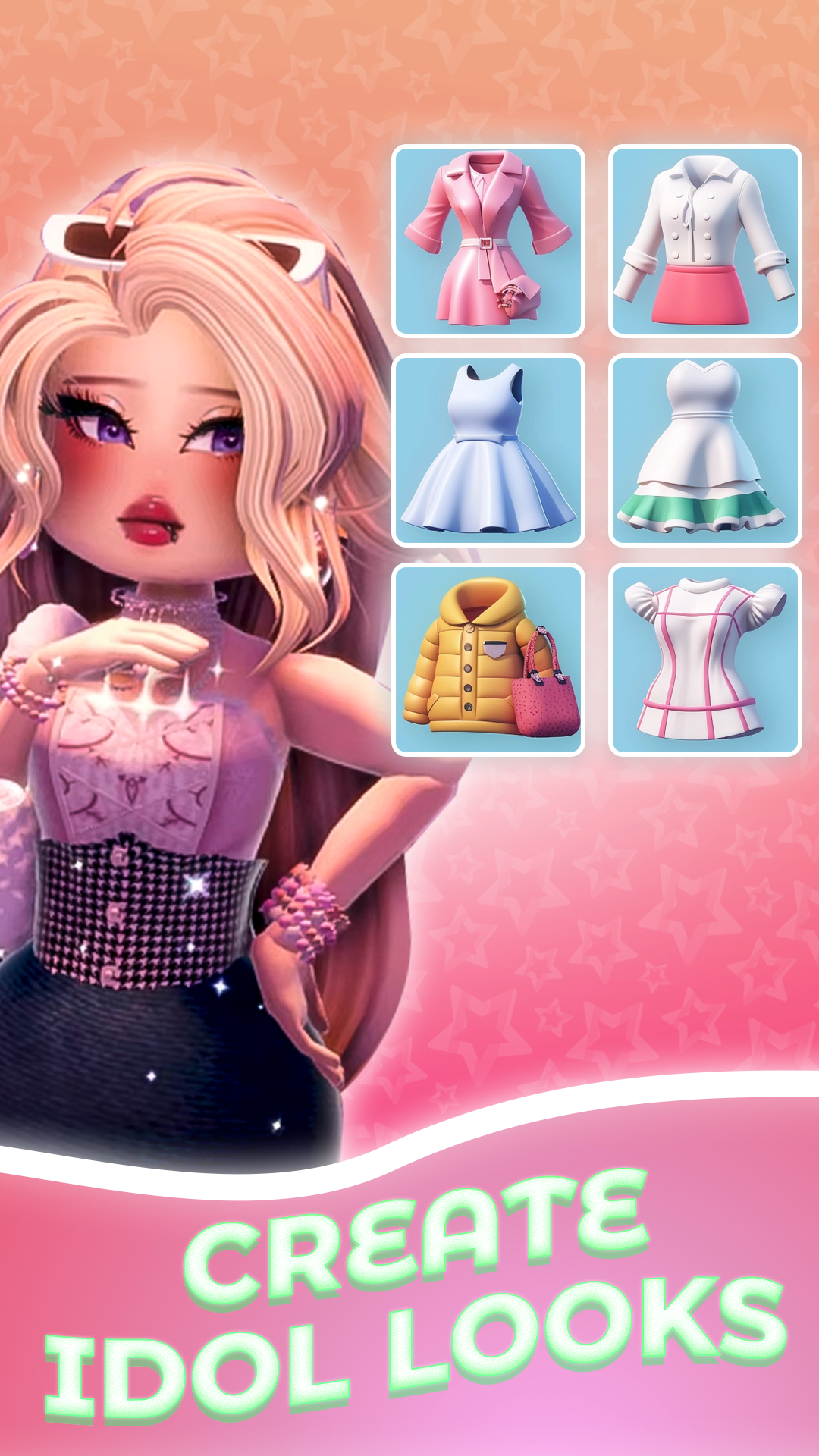 Fame Stylist: Blox Dress Up 3D 게임 스크린샷