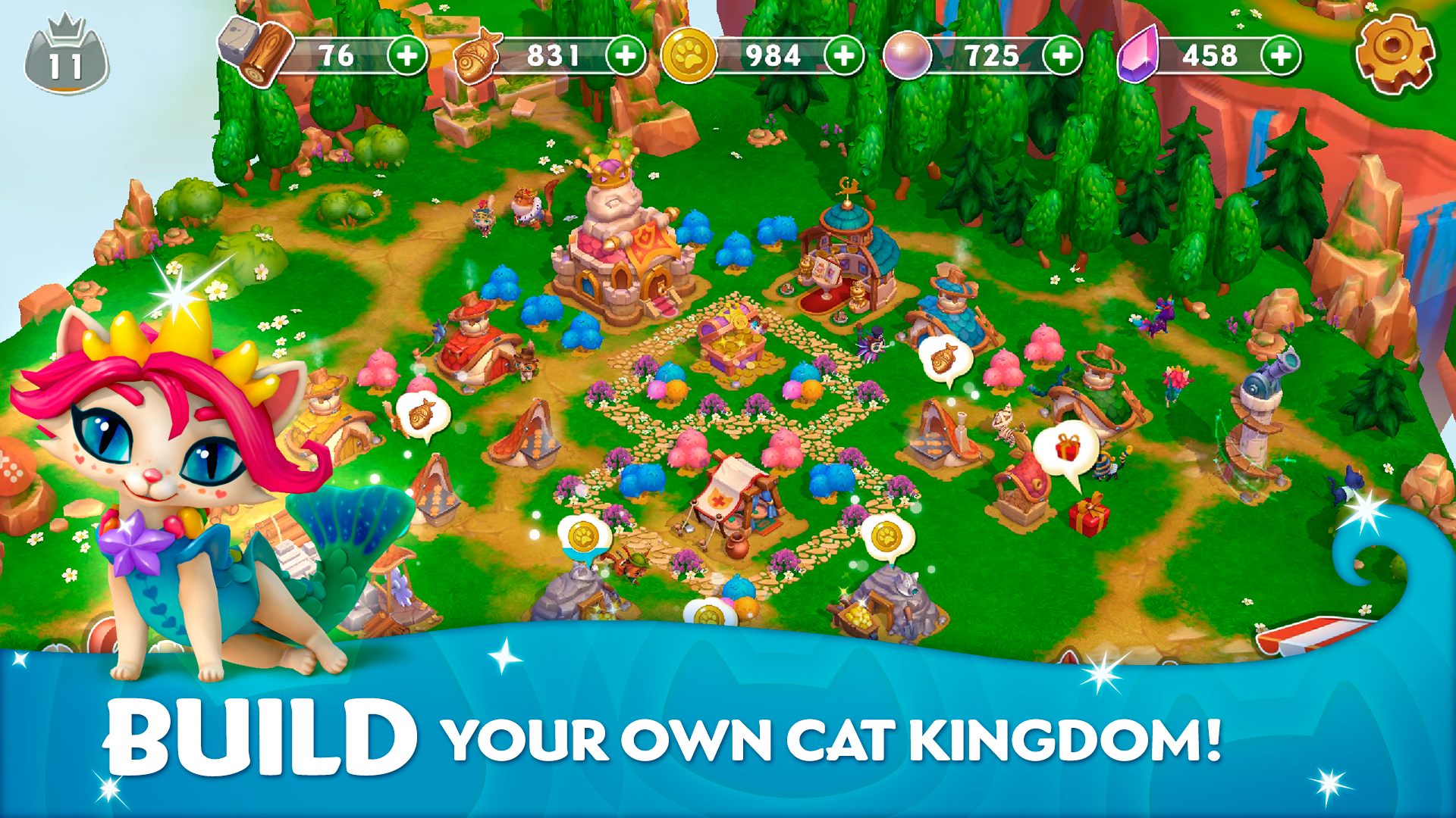 Screenshot 1 of Petualangan Kucing: Kerajaan Ajaib 1.2.4.791