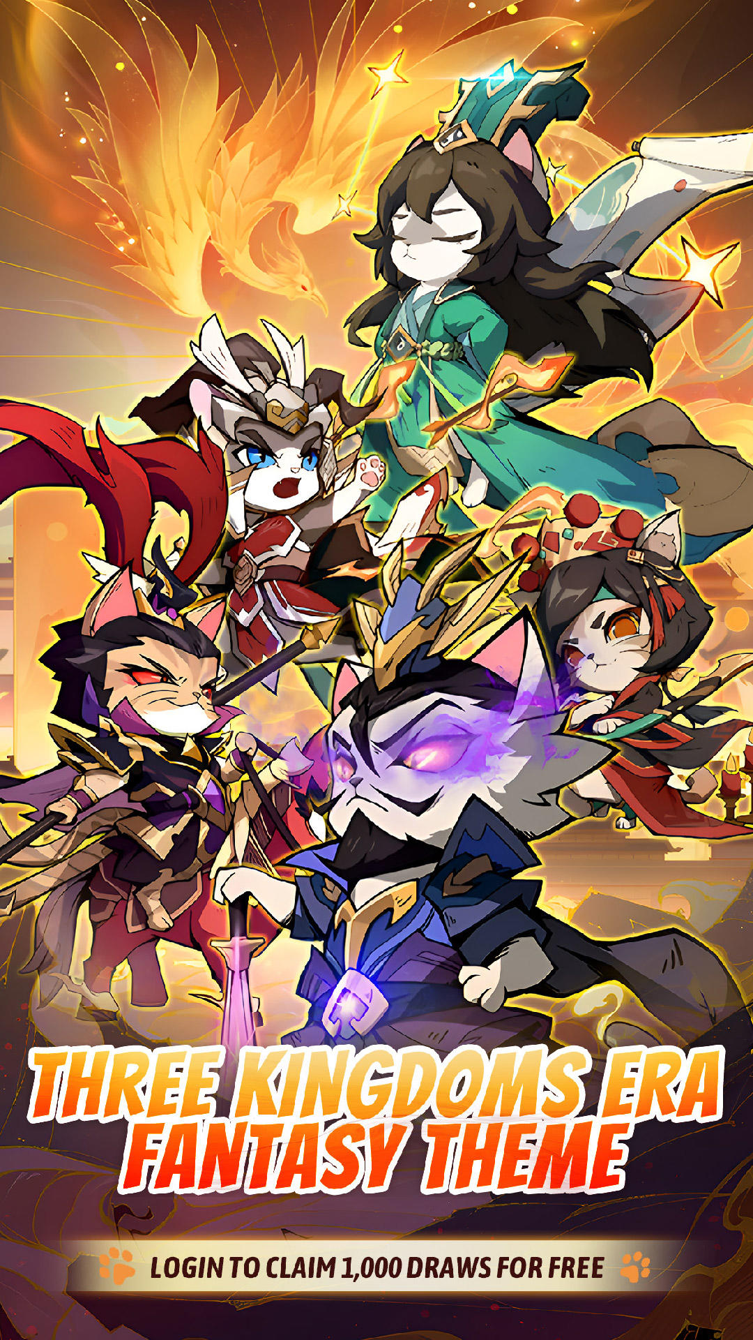 Cuplikan Layar Game Rise of Kittens: Idle RPG