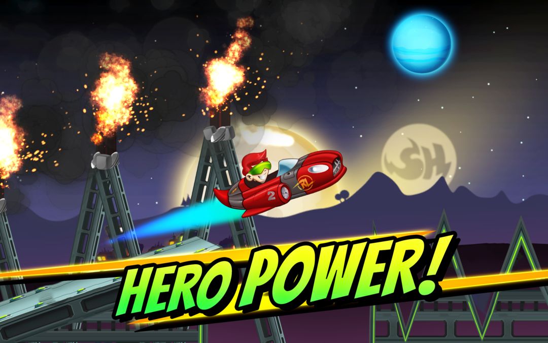 Superheroes Car Racing screenshot game
