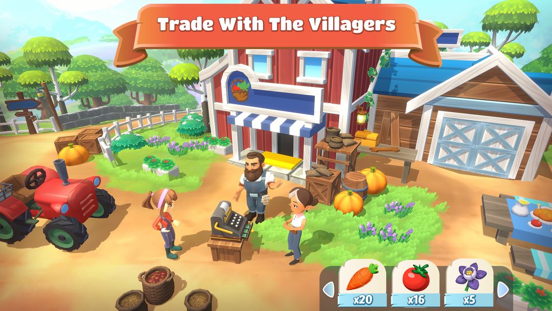 Big Farm Story 게임 스크린 샷