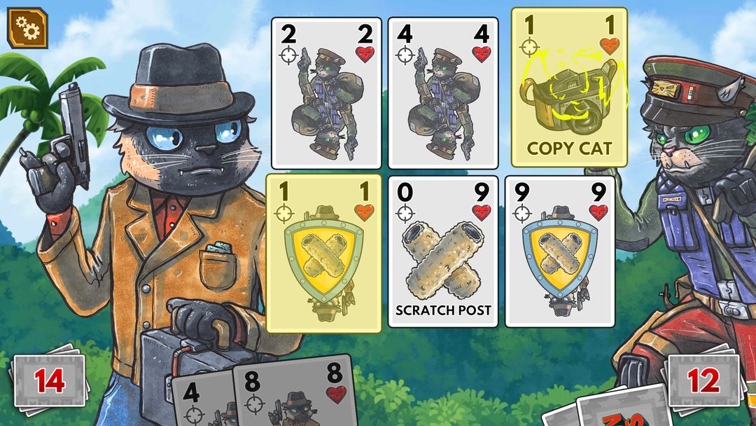Meow Wars: Card Battle ภาพหน้าจอเกม