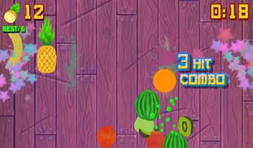 Captura de Tela do Jogo Fruit Slice