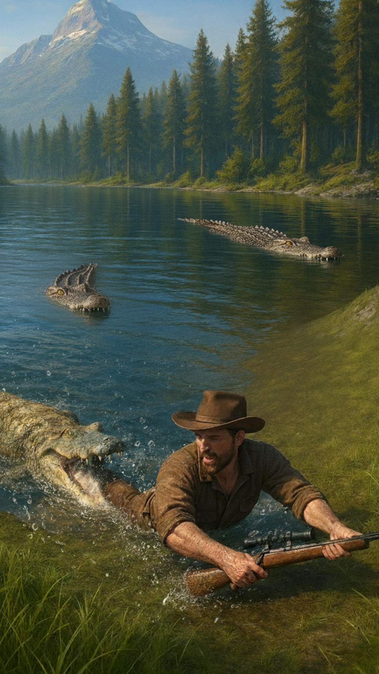 Sniper Forest Hunting Sim 3D Game Screenshot