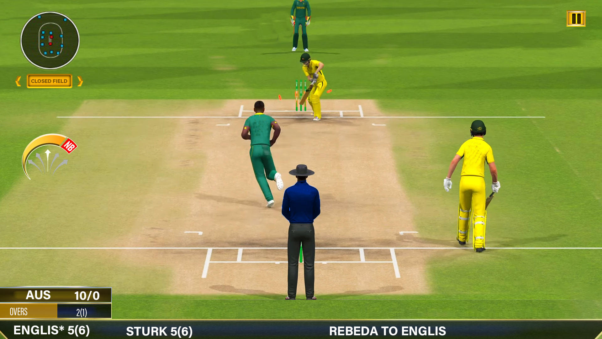 Screenshot 1 of Juegos de críquet reales 2023 2.3