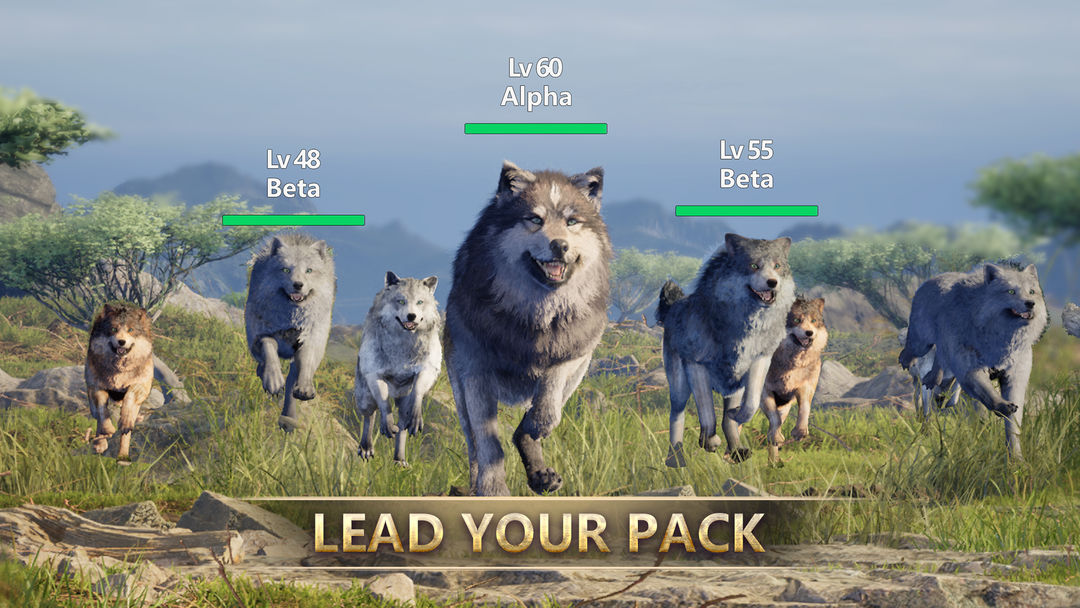 Wolf Game: Wild Animal Wars screenshot game