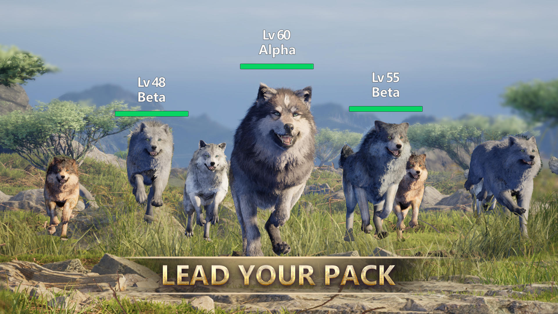 Wolf Game: Wild Animal Wars Game Screenshot