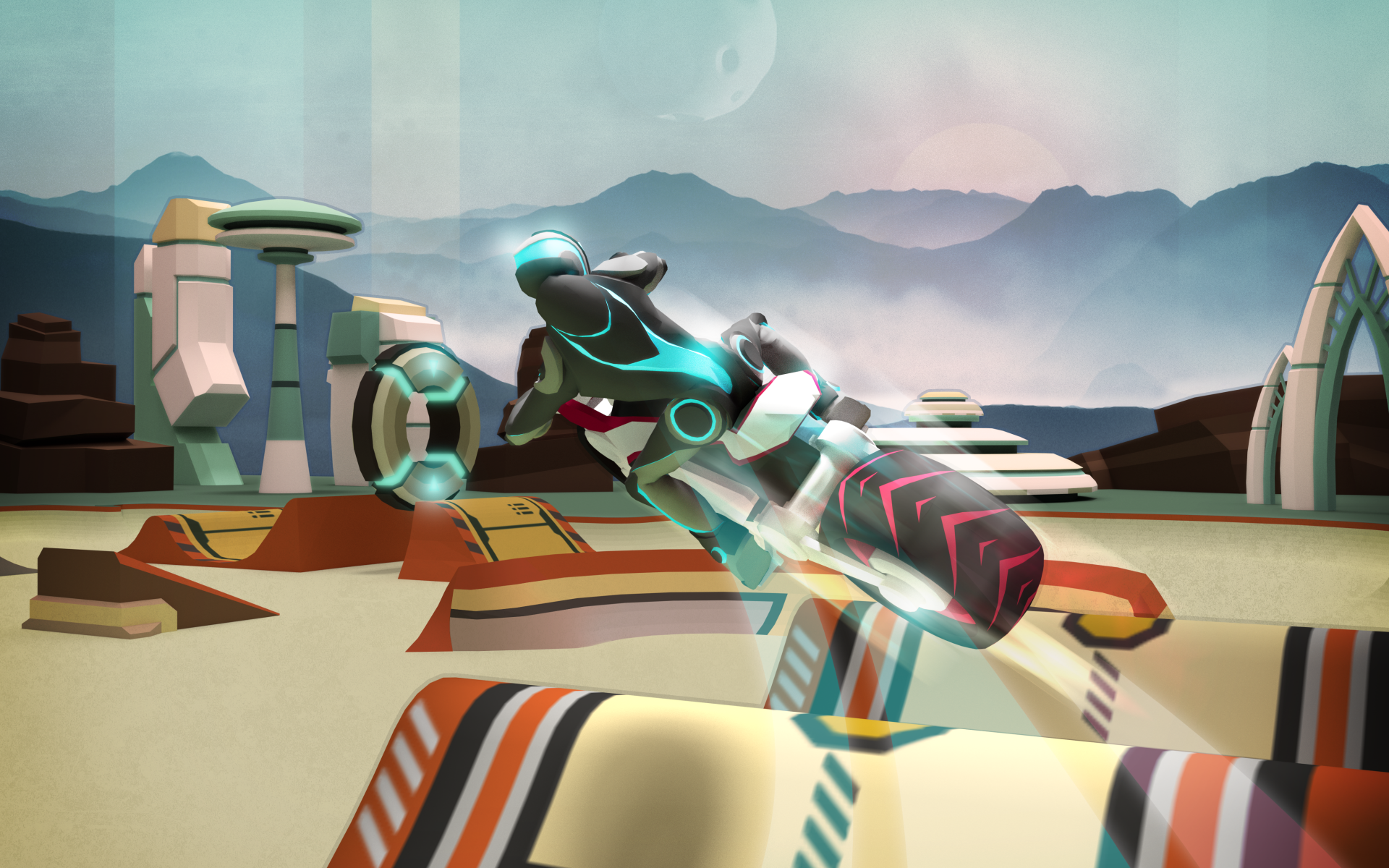 Gravity Rider: グラビティバイクのゲームのキャプチャ