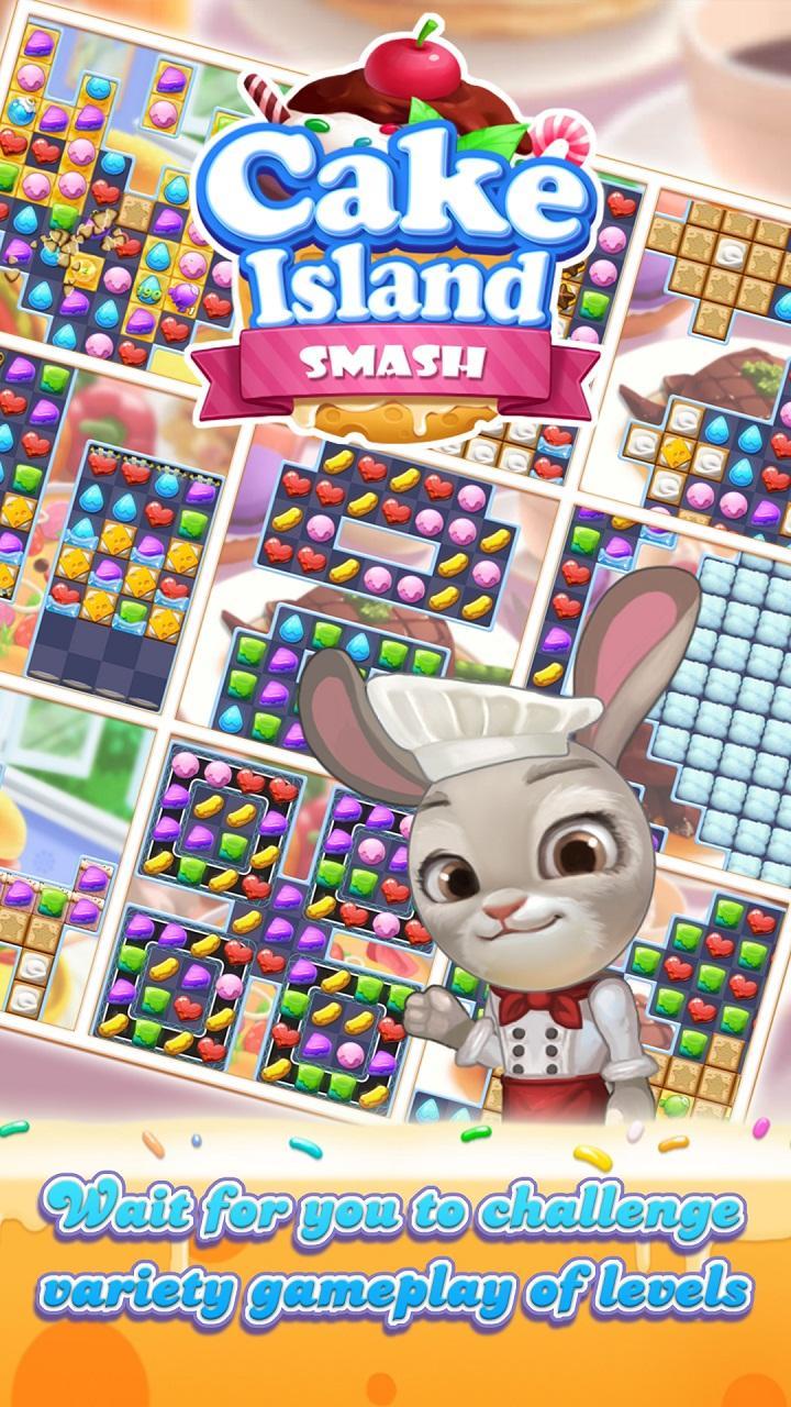 Cake Island Smash Game Screenshot