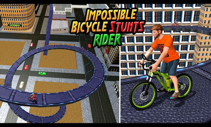 Screenshot 1 of Impossible Bicycle Tracks Ride 1.1