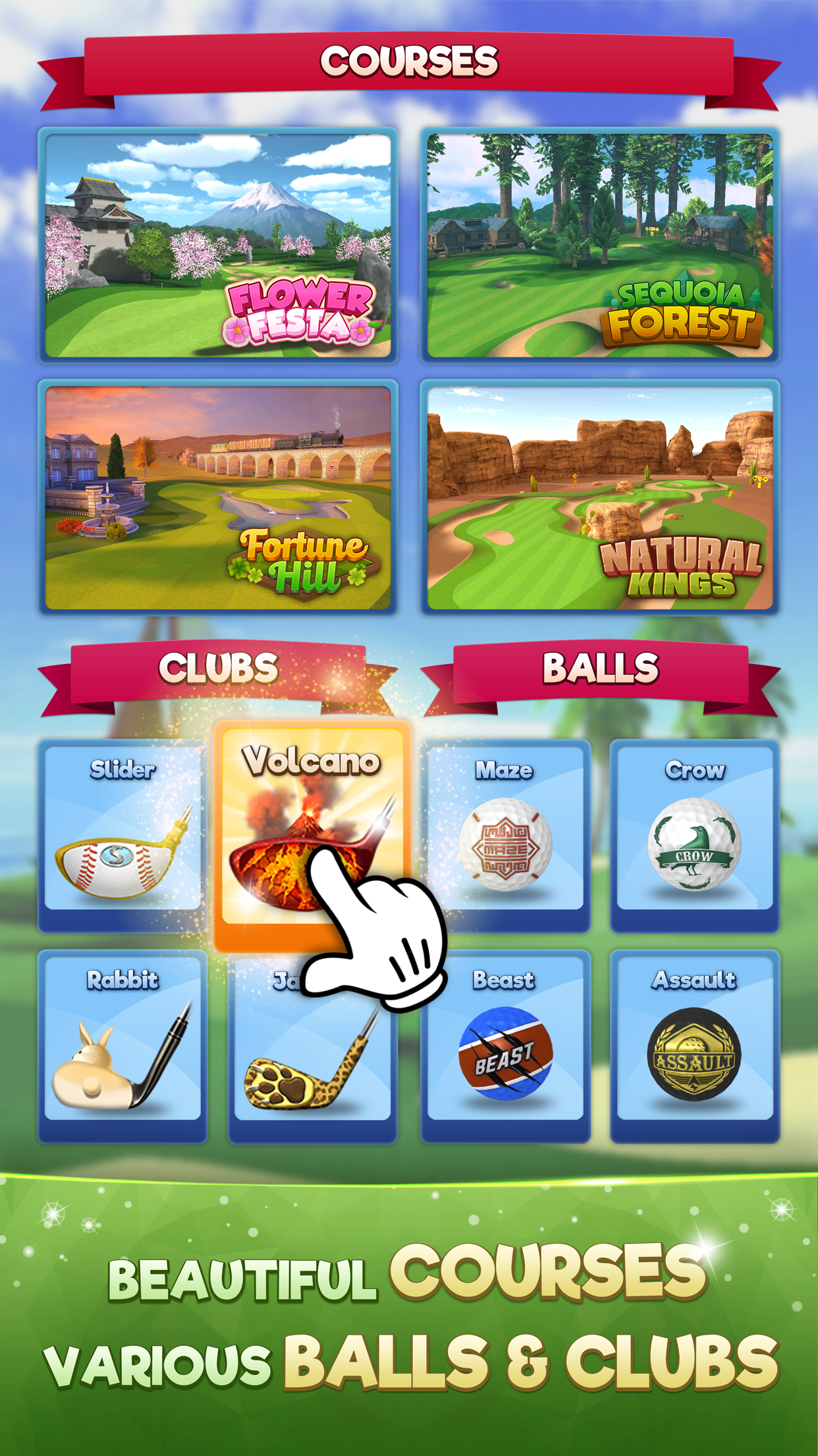 Extreme Golf Game Screenshot