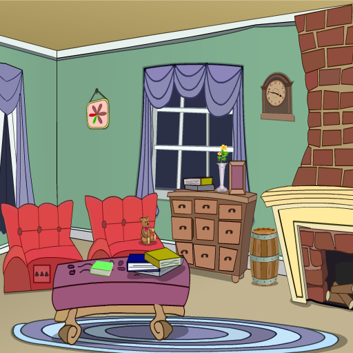 Escape From Cartoon Room Game Screenshot