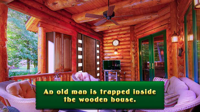 Screenshot 1 of Wooden House Escape 