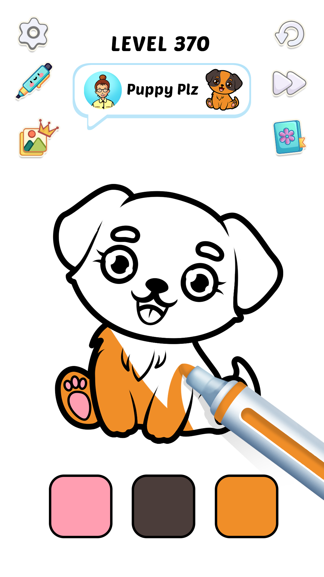 Drawing and Coloring ASMR Game Game Screenshot