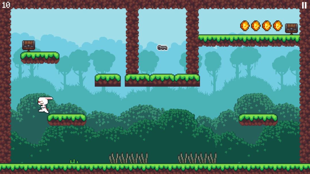 Screenshot of Rabbit Runner - Pixel Platformer Games