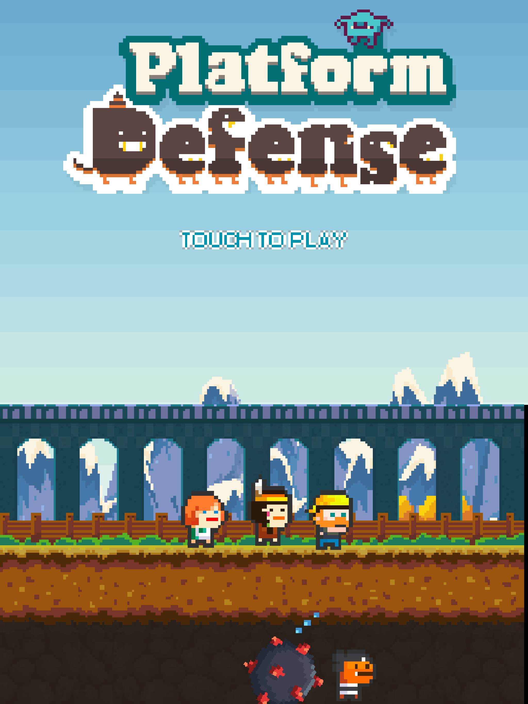 Cuplikan Layar Game Platform Defense: Wave 1000 F
