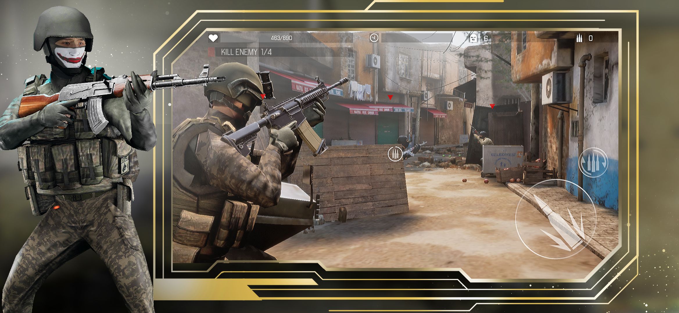 Screenshot of Cover Shooter: Free Fire games