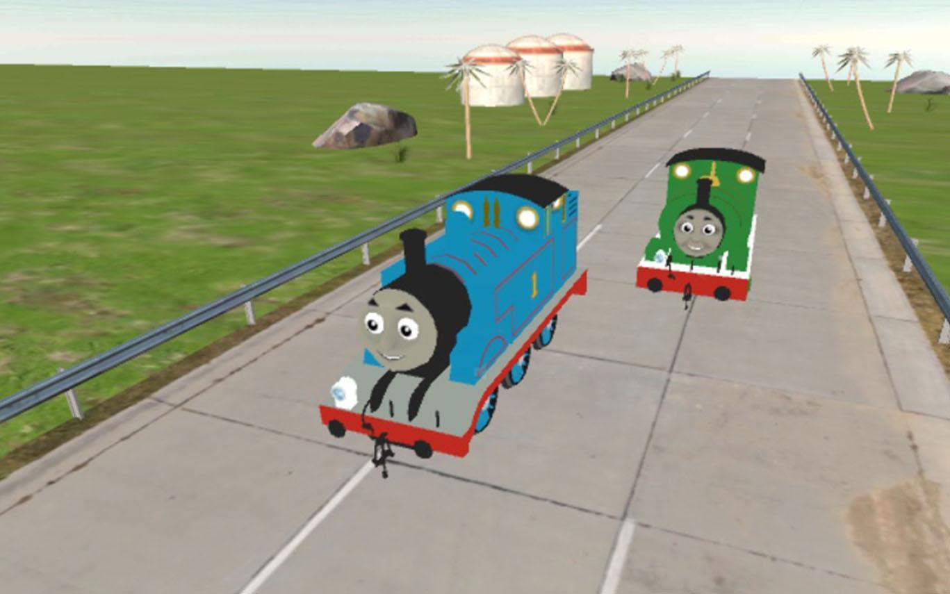 Screenshot 1 of သောမတ်စ် ပြိုင်ကားရထား 1.1