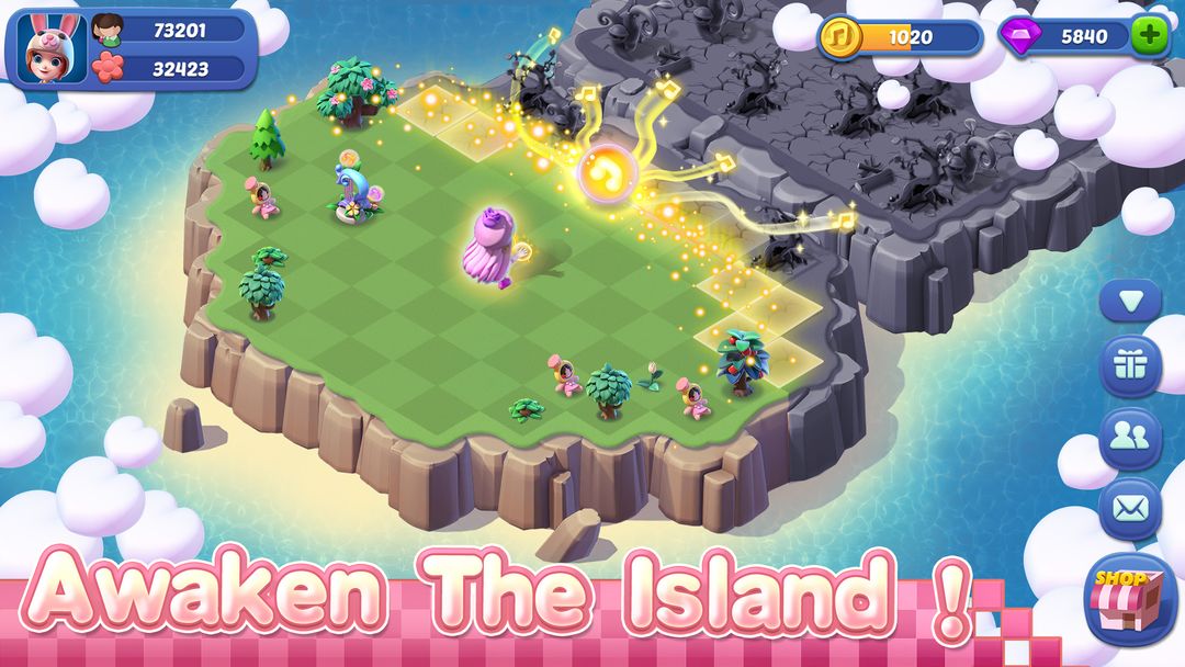 Screenshot of Mergical-Fun Match Island Game