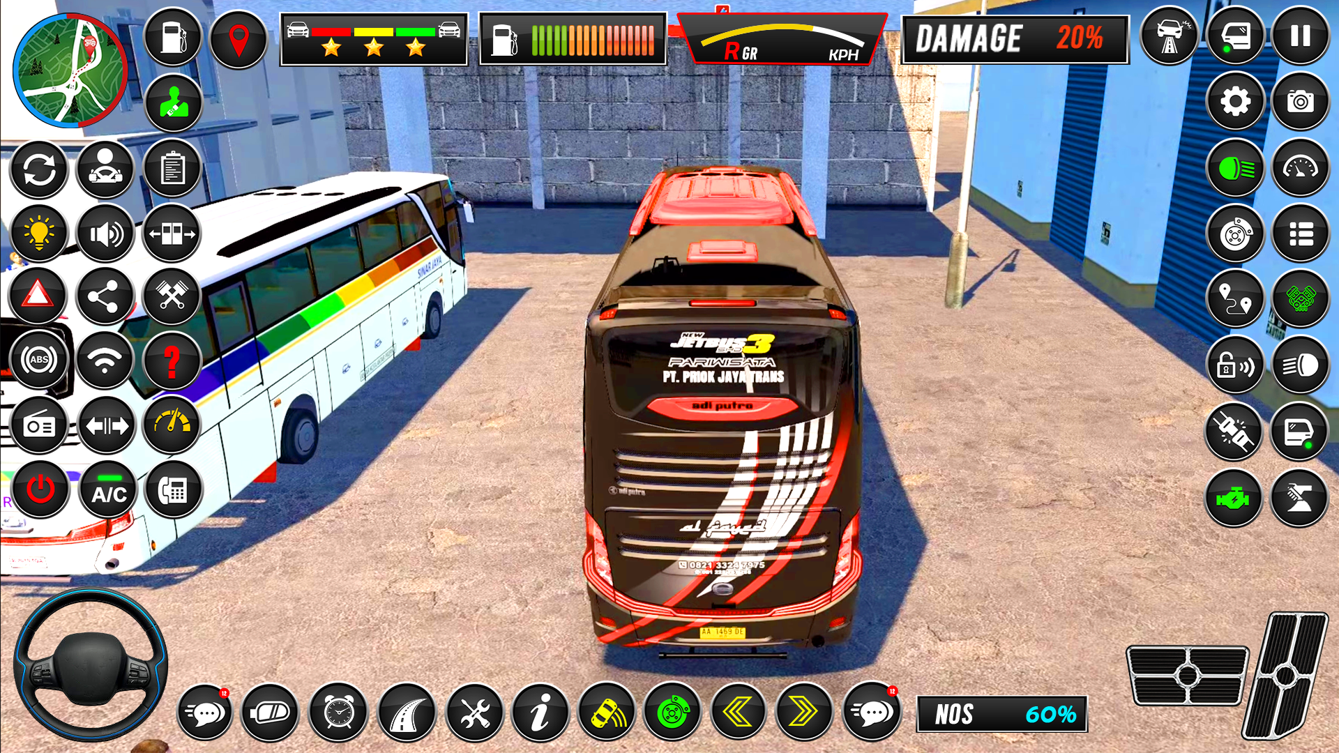 Screenshot 1 of เกมรถบัสจำลองรถบัสในเมือง 1.1