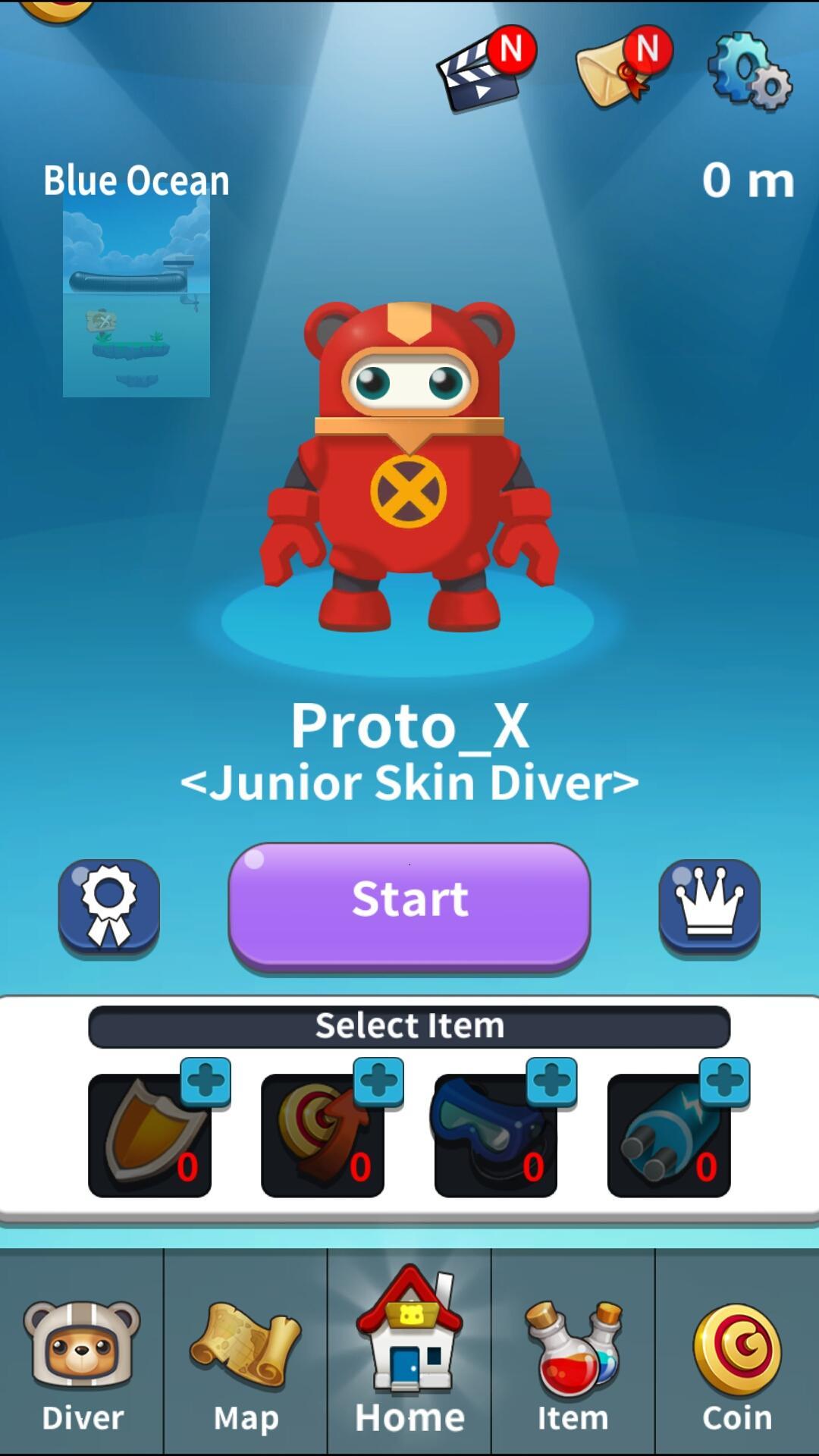 DiverX Game Screenshot