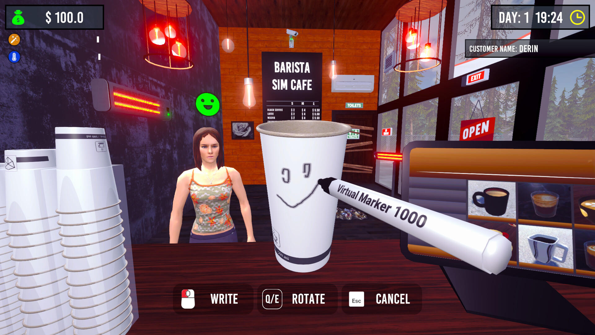 Barista Simulator screenshot game