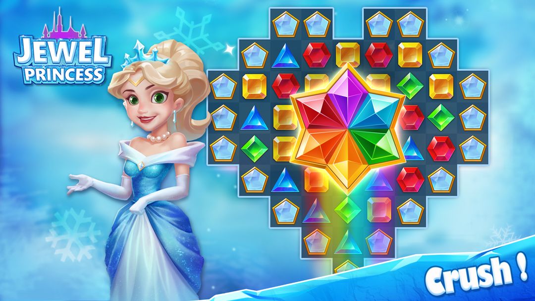 Jewel Princess - Match Frozen ภาพหน้าจอเกม