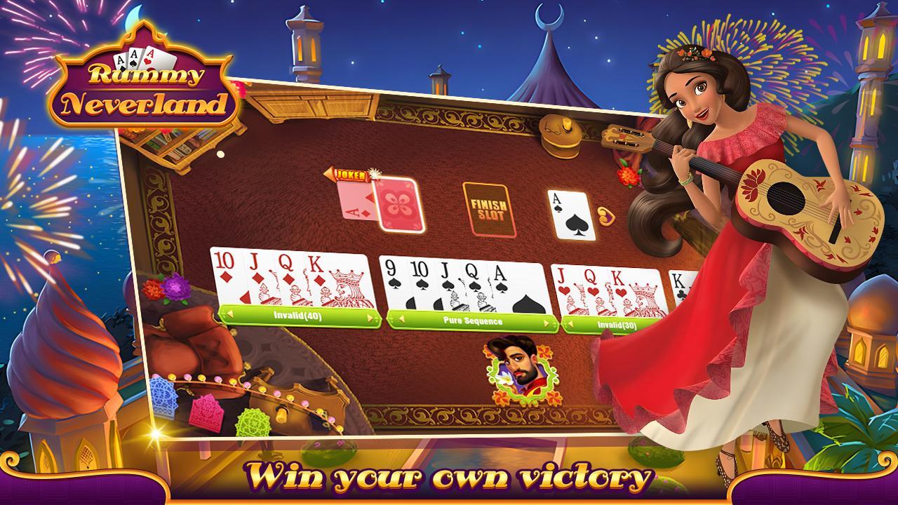 Rummy Neverland Card Game Screenshot