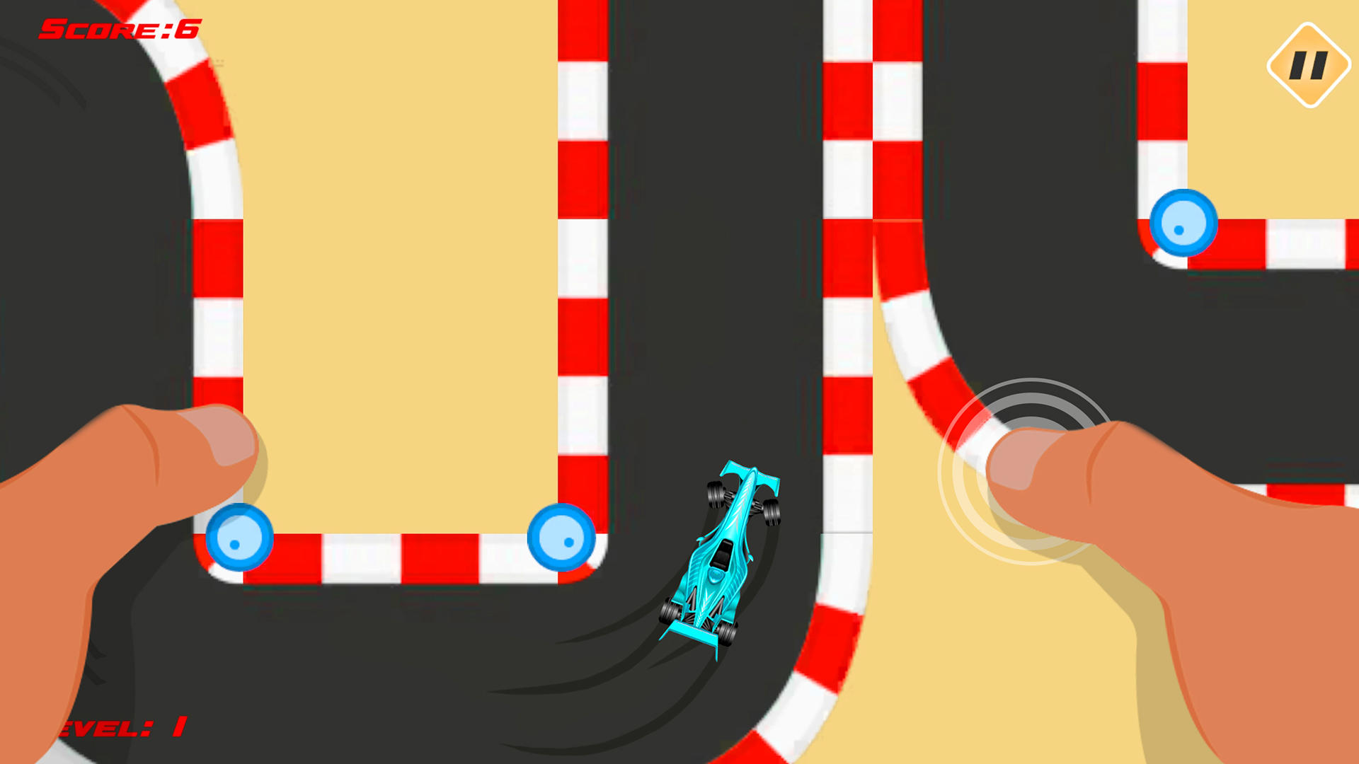 Drift Car Racing Game 2D Game Screenshot